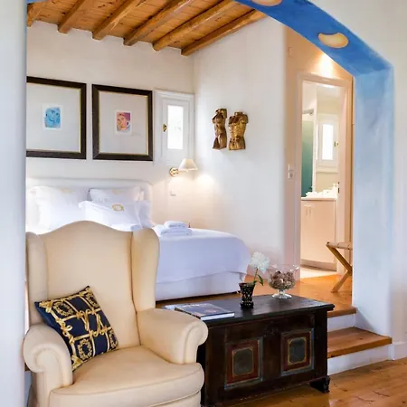וילה The Galaxy Mykonos Art Zen With Large Pool Greek Classic Chic *