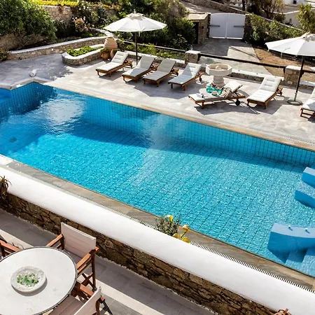 The Galaxy Mykonos Art Zen With Large Pool Greek Classic Chic *