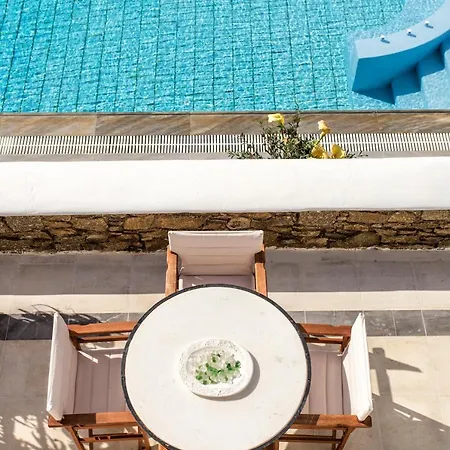 The Galaxy Mykonos Art Zen With Large Pool Greek Classic Chic