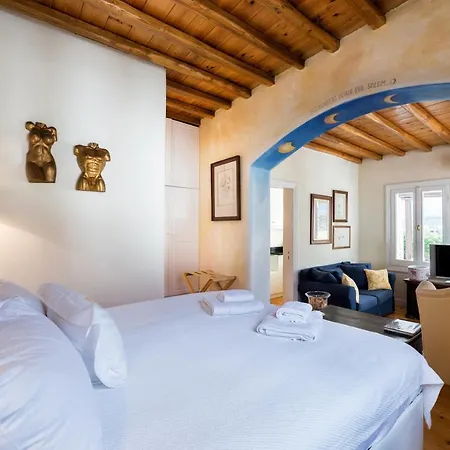 The Galaxy Mykonos Art Zen With Large Pool Greek Classic Chic וילה *